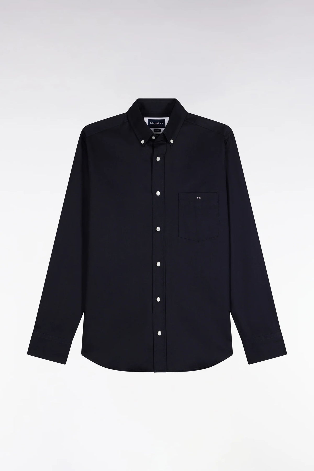 Eden Park - Straight-Cut Cotton Pique Shirt, Navy