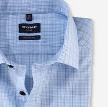 Load image into Gallery viewer, Olymp - Luxor Modern Fit Shirt, Blue Check