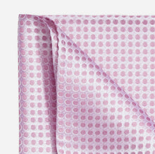 Load image into Gallery viewer, Olymp- Bow Tie/ Pocket Square Silk Pokadot Set, Mauve