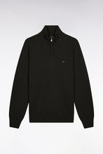 Load image into Gallery viewer, Eden Park - Wool Blend Trucker Neck Quarter-Zip, Green