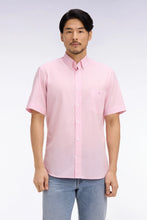 Load image into Gallery viewer, Eden Park - Short-Sleeve Gingham Cotton Shirt, Pink