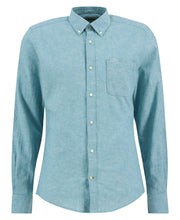 Load image into Gallery viewer, Barbour - Nelson Linen Blend Long-Sleeved Tailored Shirt, Light Teal