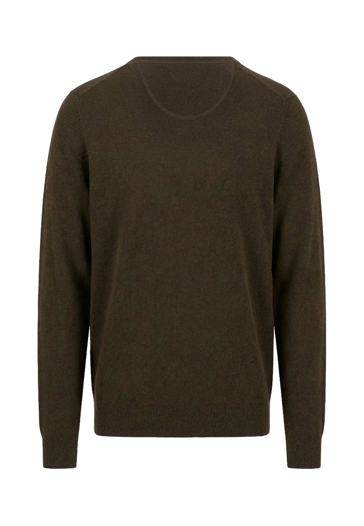 Fynch-Hatton - Merino Cashmere V-Neck, Soil