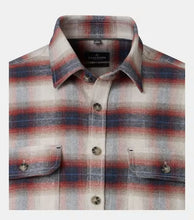 Load image into Gallery viewer, Casa Moda - Checked Overshirt, Red