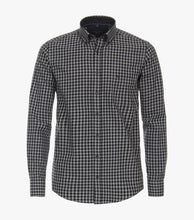 Load image into Gallery viewer, Casa Moda - Check Flannel Shirt , Grey Navy