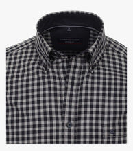 Load image into Gallery viewer, Casa Moda - Check Flannel Shirt , Grey Navy