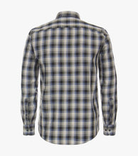 Load image into Gallery viewer, Casa Moda - Organic Cotton Check Shirt, Medium Grey-Blue

