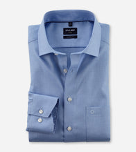 Load image into Gallery viewer, OLYMP - Luxor, Business Shirt, Modern Fit, Global Kent, Brick Blue