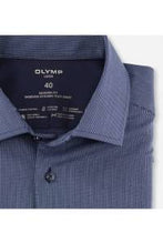 Load image into Gallery viewer, OLYMP - Modern Fit, Blue Patterened Shirt