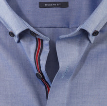 Load image into Gallery viewer, Olymp - Modern Fit, Luxor, Button-down, Smoke Blue