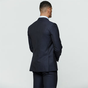 Magee - Liffey 2pc Stripe Suit, Navy