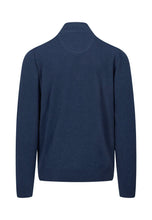 Load image into Gallery viewer, Fynch Hatton - Half Zip Knit Jumper, Night Blue