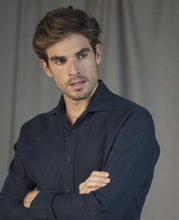 Load image into Gallery viewer, Magee - Kilbeg Classic Washed Shirt, Navy