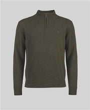 Load image into Gallery viewer, Magee - Lunnaigh Knit  1/4 Zip, Moss Green
