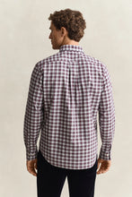 Load image into Gallery viewer, GANT - Reg Poplin Check Shirt, Deep Grape Vine
