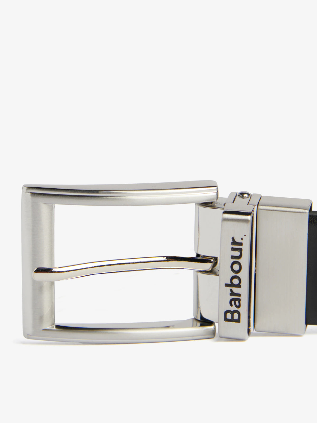 Barbour - Fife Reversible Leather Belt, Black / Chestnut Brown