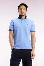 Load image into Gallery viewer, Eden Park - Short-sleeve Cotton Polo Shirt, Sky