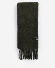 Load image into Gallery viewer, Barbour - Plain Lambswool Scarf, Seaweed