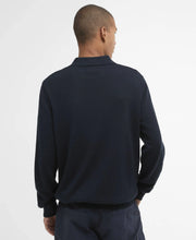 Load image into Gallery viewer, Barbour - Pima Cotton Long Sleeve Knitted Polo Shirt, Navy