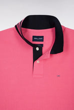 Load image into Gallery viewer, Eden Park - Cotton Contrast Collar Polo Shirt Slim, Fuchsia