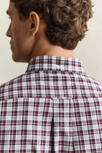 Load image into Gallery viewer, GANT - Reg Poplin Check Shirt, Deep Grape Vine