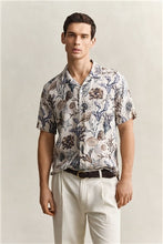Load image into Gallery viewer, GANT - Reg AOP Camp Collar Shirt, Oat Beige