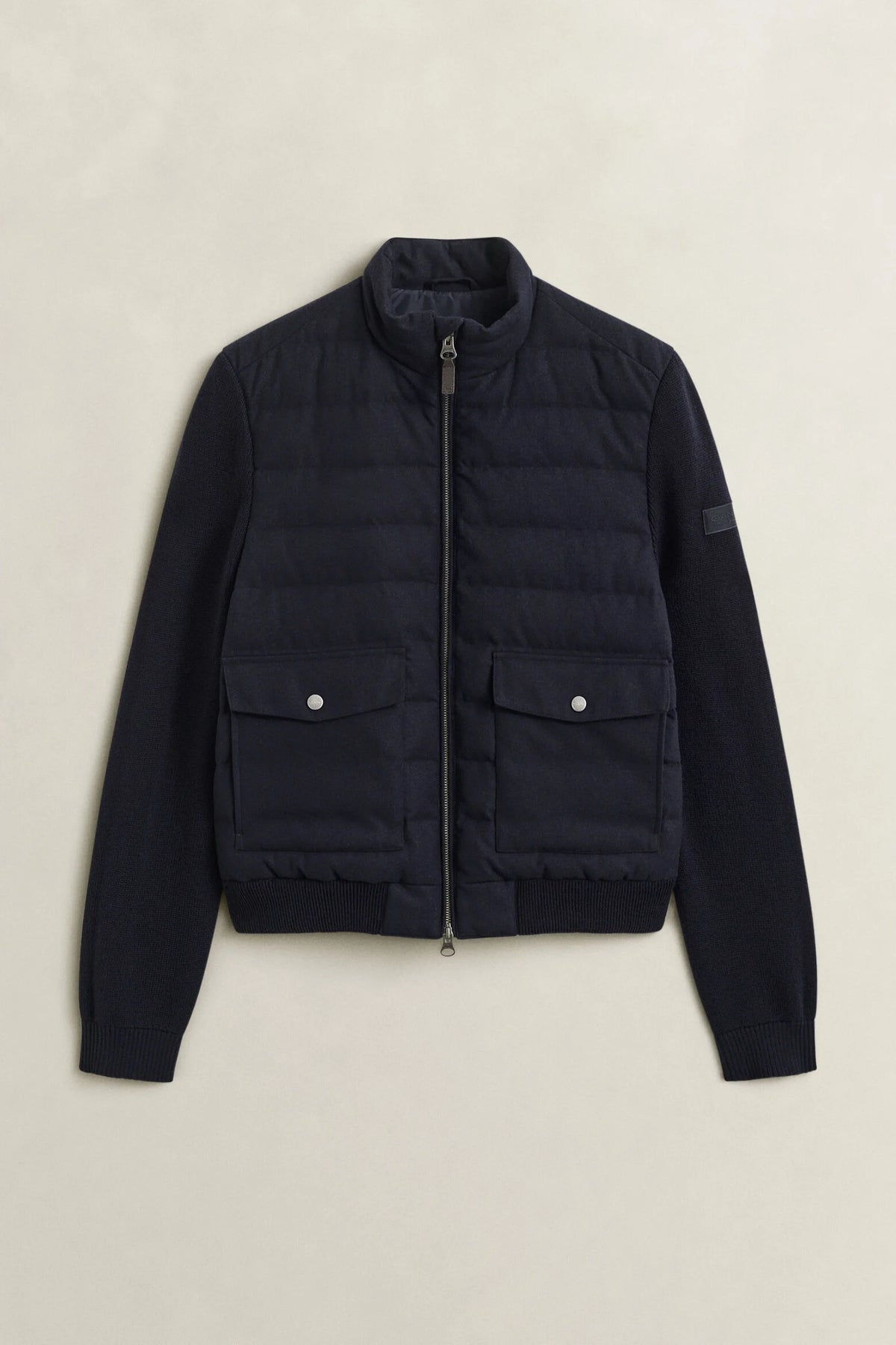 GANT - Insulated Hybrid Flannel Jacket, Evening Blue