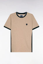 Load image into Gallery viewer, Eden Park - Cotton Short-Sleeved Slim Fit Stretch T-Shirt, Beige