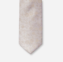 Load image into Gallery viewer, Olymp- Floral Silk Tie, Nautral