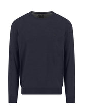 Load image into Gallery viewer, Fynch Hatton - Merino Cashmere, Crew Neck, Navy
