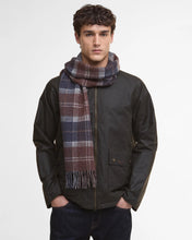 Load image into Gallery viewer, Barbour - Dramside Reversible Scarf, Midnight Oak Tartan