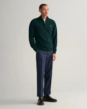 Load image into Gallery viewer, GANT - Super Fine Lambswool Half-Zip Sweater, Tartan Green (XL only)