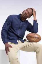 Load image into Gallery viewer, Eden Park - Straight Cut Plain Cotton Shirt, Navy