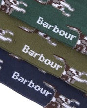 Load image into Gallery viewer, Barbour - Beagle Dog Sock Giftset, Navy / Green