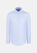 Load image into Gallery viewer, Seidensticker - Slim Fit Shirt, Mid-Blue Structure