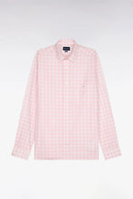 Load image into Gallery viewer, Eden Park - Checkered Straight-Cut Shirt, Light Pink