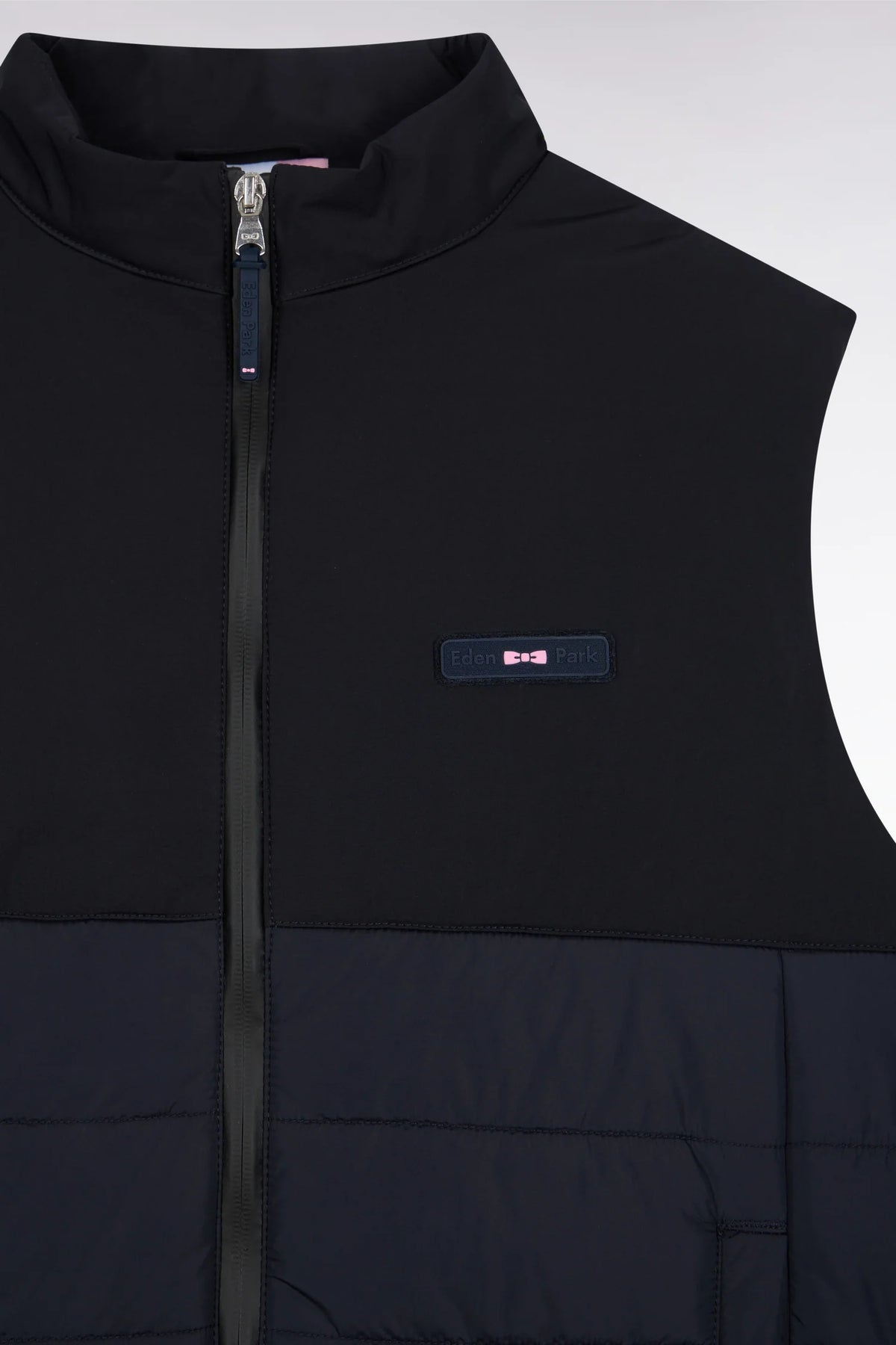 Eden Park - Two-Tone Sleeveless Jacket, Navy