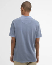 Load image into Gallery viewer, Barbour - Washed Tartan Tailored Fit Pique Polo Shirt - Washed Blue