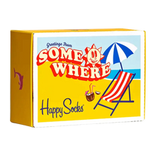 Load image into Gallery viewer, Happy Socks - Greetings From Somewhere 2 Pack