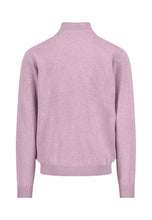 Load image into Gallery viewer, Fynch Hatton - Knitted Cotton Troyer Collar Quarter-Zip, Magnolia