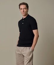 Load image into Gallery viewer, Profuomo - Luxury Ribbed Polo, Navy