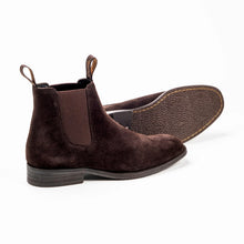 Load image into Gallery viewer, Sloane - Richmond Suede Chelsea Boot, Dark Brown, Janice