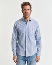 Load image into Gallery viewer, GANT - Regular Fit Striped Oxford Shirt, Rich Blue
