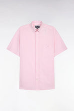 Load image into Gallery viewer, Eden Park - Short-Sleeve Gingham Cotton Shirt, Pink
