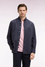 Load image into Gallery viewer, Eden Park - Regular Fit Poplin Cotton Shirt, Pink Microprint (3XL)