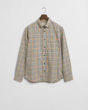 Load image into Gallery viewer, GANT - Regular Fit Tattersall Checked Twill Shirt, Mahogany Brown