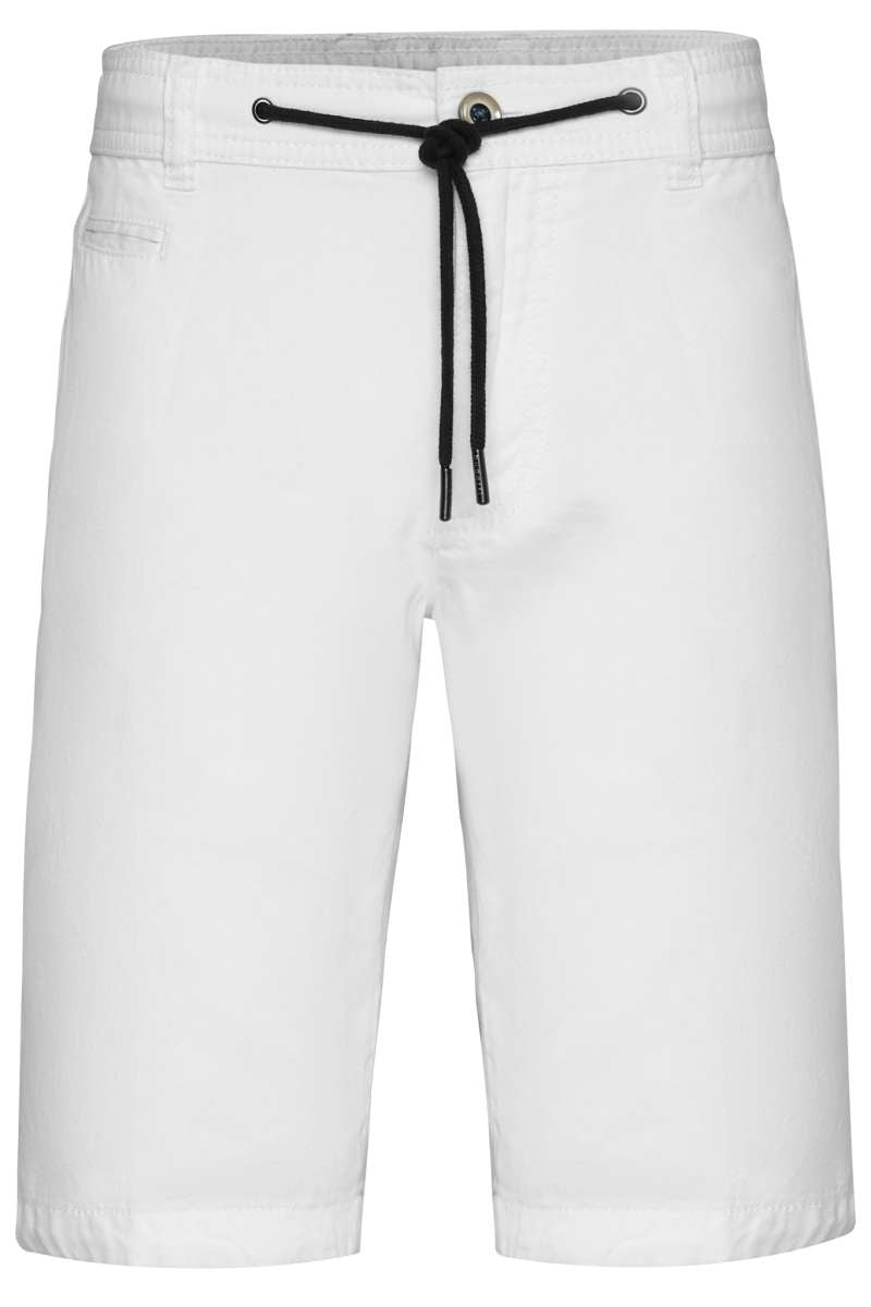 Bugatti Bermuda Linen Shorts, white Bugatti Tector Menswear