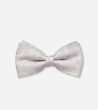 Load image into Gallery viewer, Olymp- Floral Bow Tie Silk, Nautral