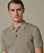 Load image into Gallery viewer, Profuomo - Luxury Ribbed Polo, Beige