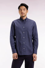 Load image into Gallery viewer, Eden Park - Pima Cotton Straight-Cut Shirt, Navy Bowtie Pattern